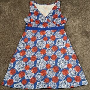 Lola By AFG Knee Length V-Neck Light Weight Dress Size Large